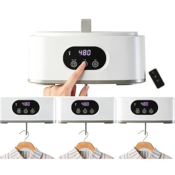 Portable Clothes Dryer Arachvia HNJ0004 White Foldable Mini with Timer-6