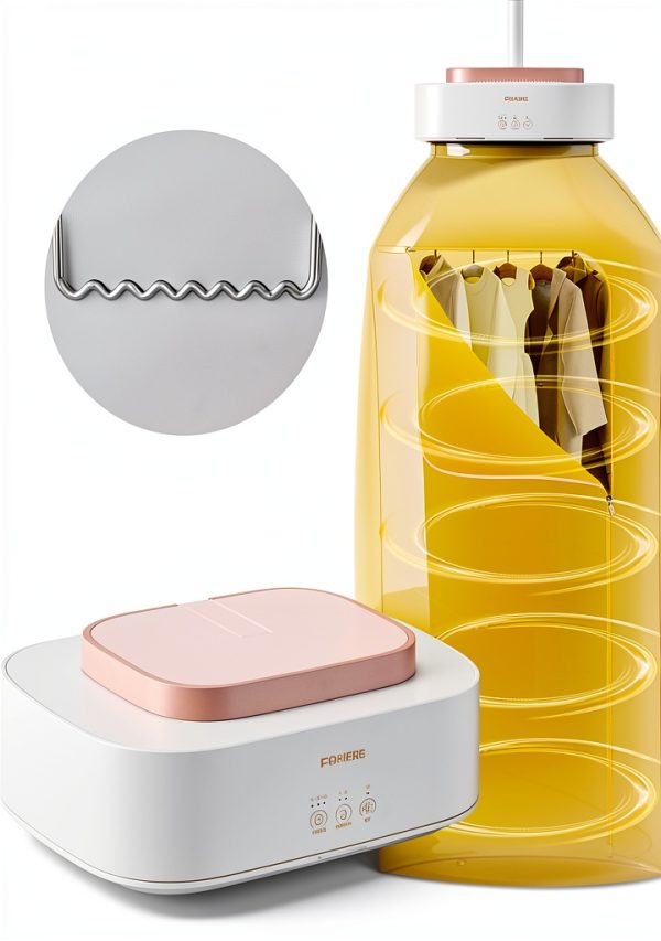 Portable Clothes Dryers, Mini Laundry Dryers with Timer Function & Dry Bag, Easy to Use Multiple Compact Dryer for Clothes, for Travel, Apartment, RV, Dorm, for Light Clothes, Underwear, Baby Clothe-0