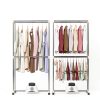 Portable Clothes Dryer, 1000W Drying Machine for Laundry Double Layers Portable Dryer Stainless Steel Mini Dryer for Apartments Home Dorms Travel RVs with Timer and Fabric Cover Ptalseaw-3