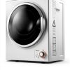 Compact Laundry Dryer COSTWAY 110V with Stainless Steel Tub White-5