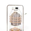 Portable Clothes Dryer Arachvia HNJ0004 White Foldable Mini with Timer-1