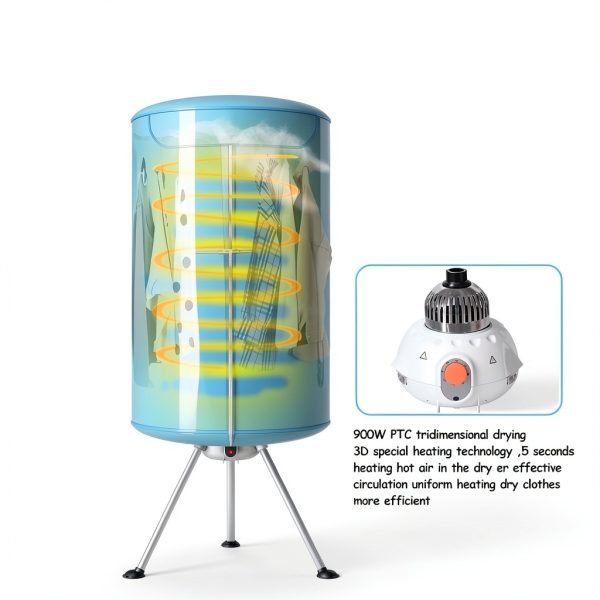Portable Clothes Dryer by COSTWAY Hot Air 22lb Capacity-1