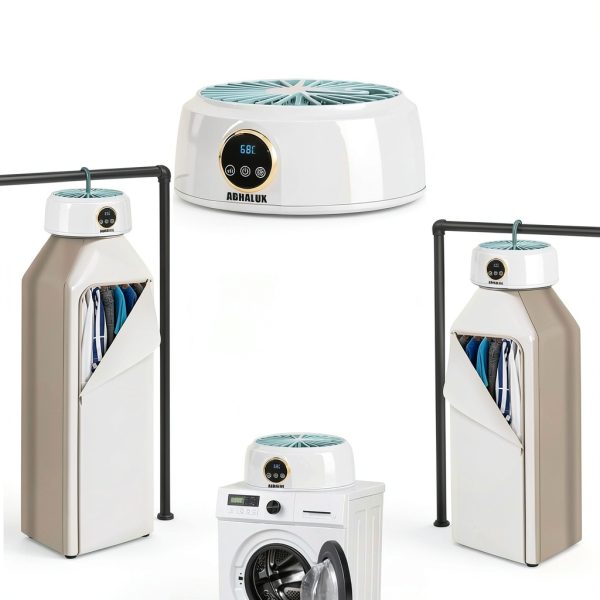 Mini Dryer For Clothes – Portable Laundry Machine, Compact Electric Dryer For Apartments, Travel & Small Spaces Fast Drying With Adjustable Timer And Wrinkle Care-6