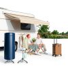 Portable Clothes Dryer, Mini Compact Clothes Dryer, Suitable for Apartments, Rvs, Travel, Homes - Small Quiet Fast-Drying Machine with Adjustable Timer & Middle Clothes Hanger-5