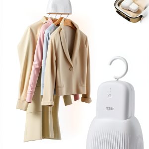 Sothing Portable Clothes Dryer, Travel Clothes Dryer, Quiet 48dB Mini Dryer for Clothes with 3 Timer Settings (4H/8H/12H), 140°F Constant Temperature, 120V, for Home, Apartment & Travel-0