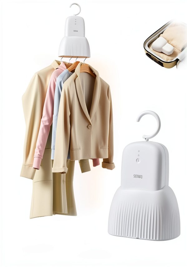 Sothing Portable Clothes Dryer, Travel Clothes Dryer, Quiet 48dB Mini Dryer for Clothes with 3 Timer Settings (4H/8H/12H), 140°F Constant Temperature, 120V, for Home, Apartment & Travel-0