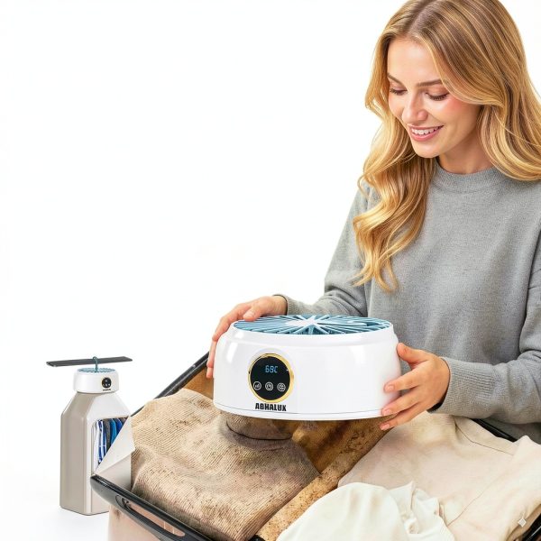 Mini Dryer For Clothes – Portable Laundry Machine, Compact Electric Dryer For Apartments, Travel & Small Spaces Fast Drying With Adjustable Timer And Wrinkle Care-2